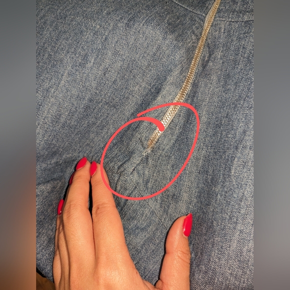 12. NWT ERMANNO SCERVINO KNEE-LENGTH DENIM DRESS - Picture 7 of 8